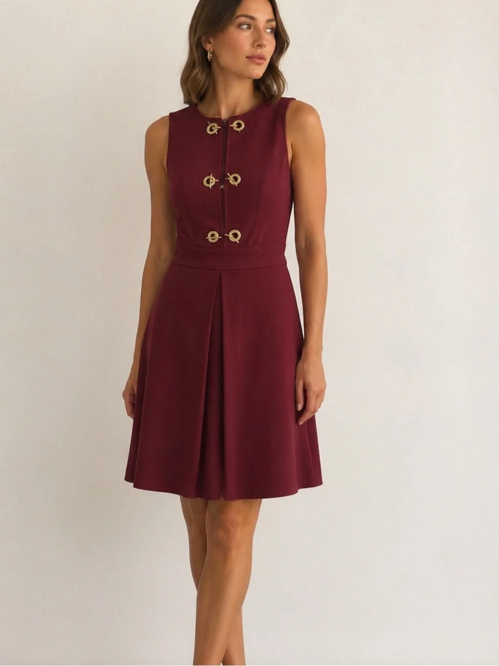derek lam 10 crosby red dress Derek Lam 10 Crosby Floral Print Midi Length Dress - Red Dresses, Clothing - WDL121641